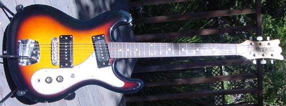1970's Univox Mosrite Ventures Reproduction Guitar