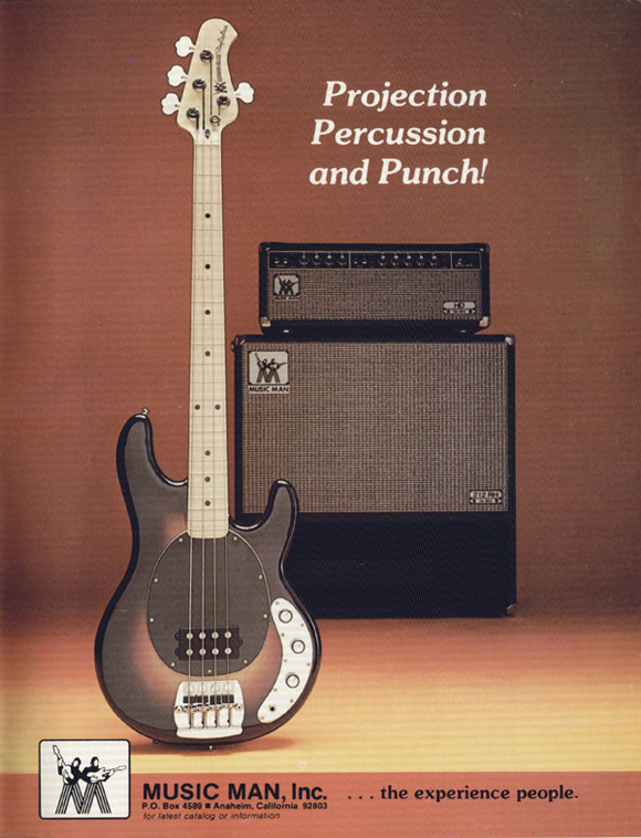 1977 Music Man Stingray Bass Guitar