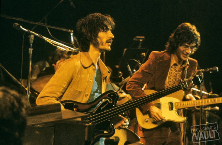 Ricky Danko and his Ampeg AUB-1 bass