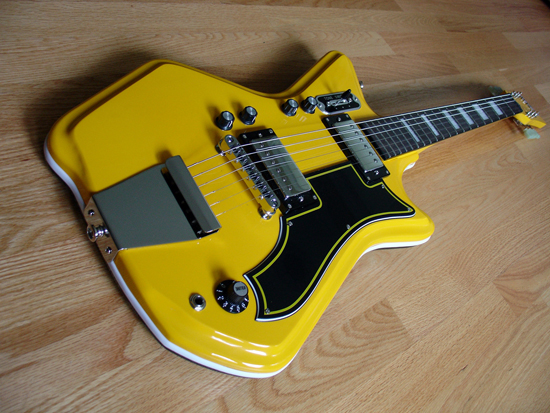 Limited Edition Airline Catalina Electric Guitar (Two Tone Yellow/Black)