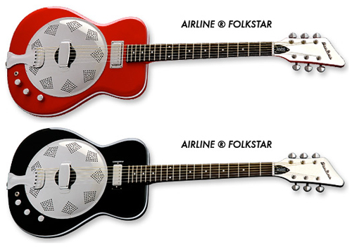 Airline Folkstar Resonator Guitar