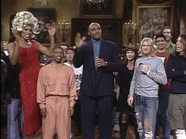 Charles Barkley, Nirvana, RuPaul & Muggsy Bogues on SNL (1993)
