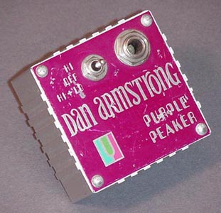 Dan Armstrong Purple Peaker Plug-in Guitar Effects Pedal