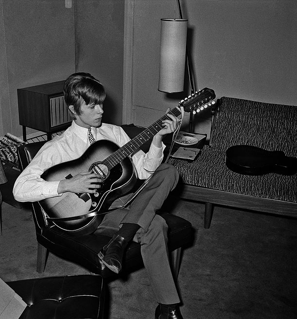 David Bowie circa 1965-66 with Framus 12 string