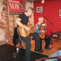 Dr. Dave Walker on stage with Tommy Emmanuel