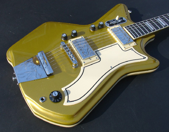 Eastwood Airline 2P Limited Edition 50th Anniversary Electric Guitar (Metallic Gold)