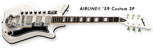 Airline '59 Custom 3P Guitar (White Finish)