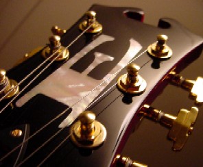 Headstock: Joey Leone RBC Guitar from Eastwood Guitars