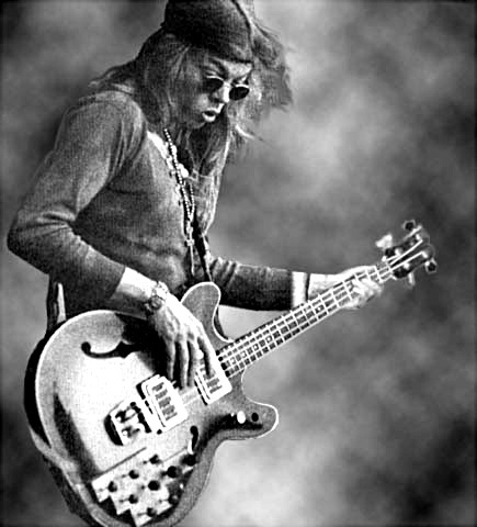 Jack Casady with his Guild Starfire Bass Guitar