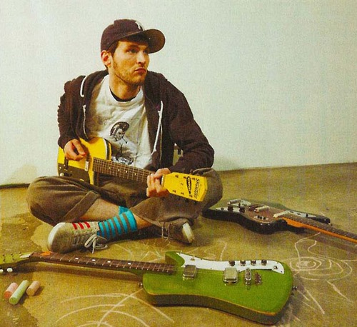 Josh Klinghoffer with the Airline Bighorn Guitar (Red Hot Chili Peppers)
