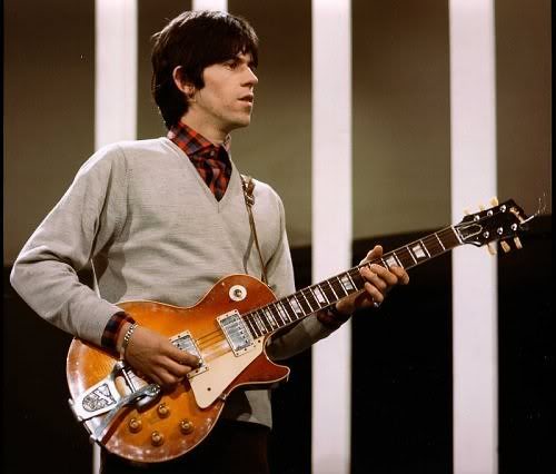Keith Richards and his 1959 Les Paul