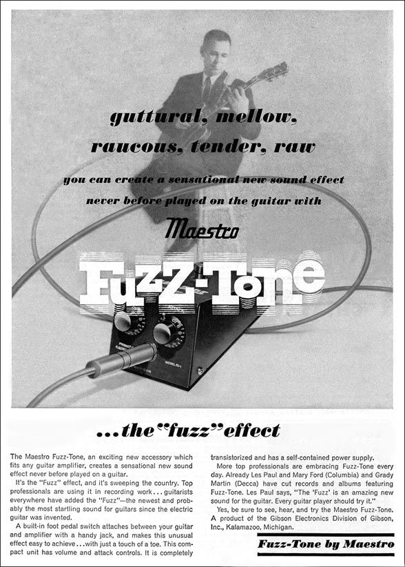 vintage Maestro Fuzz Tone ad