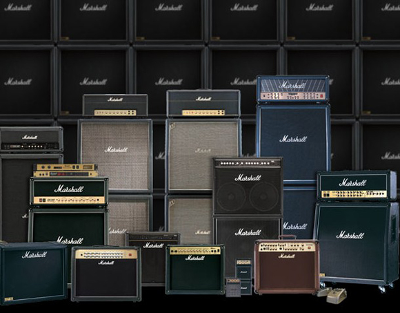 Stacks & Stacks of Marshall Amps
