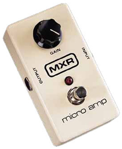 MXR Micro Amp Guitar Effects Pedal