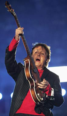 Sir Paul McCartney: Bass Player for the Beatles