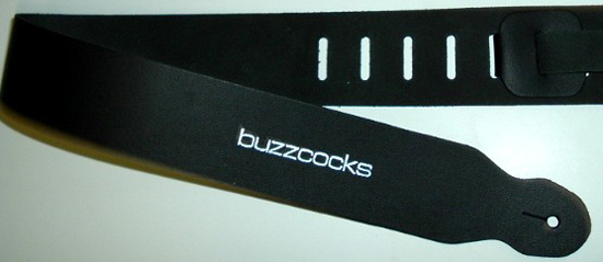 Custom Buzzcocks Guitar Strap