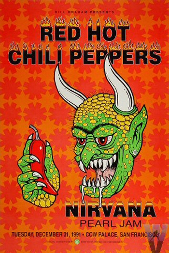 Red Hot Chili Peppers with Nirvana & Pearl Jam (New Year's Eve 1991, San Francisco)