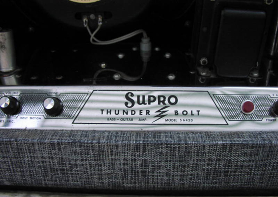 Supro Thunderbolt Amp (back)