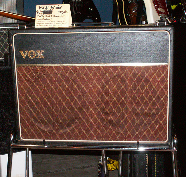Vox AC30 Amp played by The Shadows