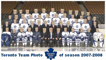 Toronto Maple Leafs Team Photo (2007-2008 Season)