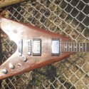 Vintage 1980's Harmony Flying V Electric Guitar