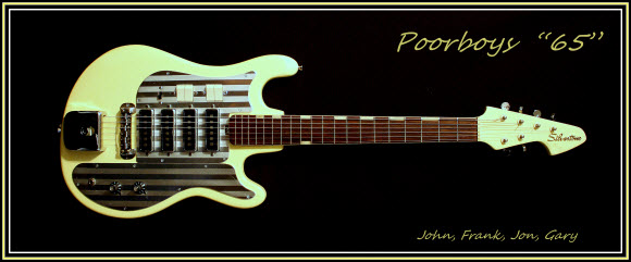 The Poorboys '65 (Vintage Silvertone 4 pickup electric guitar)
