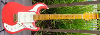 2000's Burns Marquee Electric Guitar (red)