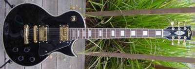 2000's EKO VL-480S Electric Guitar (black)