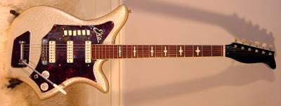Vintage 1960's EKO 700-3V Electric Guitar