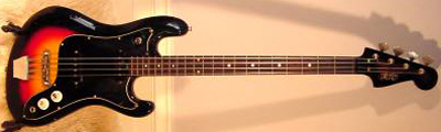 Vintage 1960's EKO Cobra Electric Bass Guitar