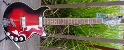 Vintage 1960's EKO Florentine Electric Guitar