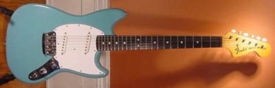 Vintage 1960's Fender MusicMaster Electric Guitar