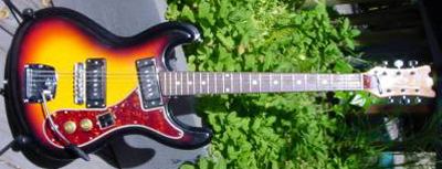 Vintage 1960's Univox Custom Hi-Flyer Electric Guitar