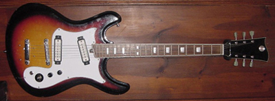 Vintage 1970's Custom Mosriteko Electric Guitar
