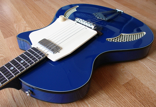 Wandre Tri-Lam Electric Guitar (Blue)