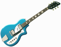 Airline Twin Tone Guitar - Blue