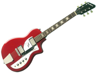 Airline Twin Tone Guitar - Red