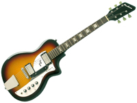 Airline Twin Tone Guitar - Sunburst