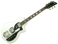 Airline Twin Tone Guitar - White with Bigsby