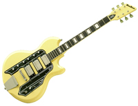 Airline Town & Country Standard Guitar - Vintage Cream