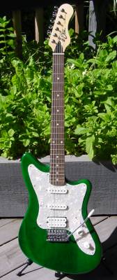 Camaro Transparent Green Guitar