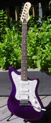 Camaro Transparent Blue Guitar
