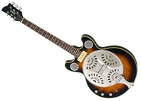Eastwood Delta 6 Resonator Guitar - Left-Handed Sunburst