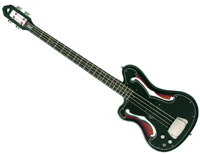 Eastwood EEB-1 Bass Guitar - Left-Handed Sunburst