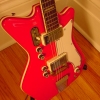 Vintage 1960\'s Airline Jetsons Red Res-O-Glas Electric Guitar