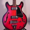 1970\'s UNIVOX Coily Bass Guitar (Red)
