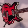 1970\'s UNIVOX Coily Bass Guitar (Red)