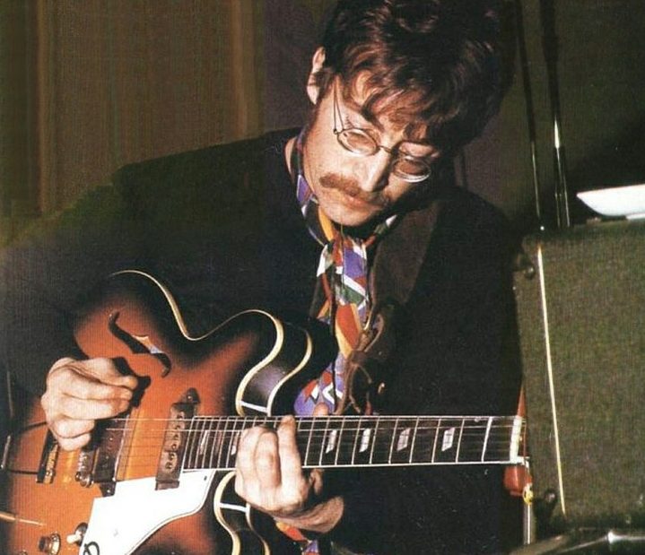 John Lennon and his Epiphone Casino