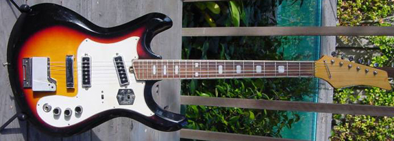 1970's Silvertone Mosrite Ventures Model Guitar (Kawai) 1970's Silvertone Mosrite Ventures Model Guitar (Kawai)
