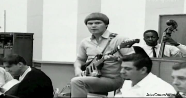 Young Glen Campbell with his Teico T60